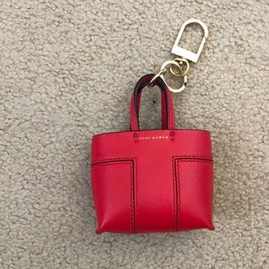 Tory Burch Block T Purse Key Chain